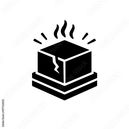 Thermal Material Stability Icon