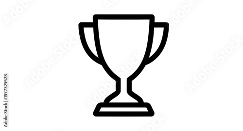 trophy icon, award icon, outline trophy, minimalist design, prize cup, winner trophy, victory symbol, success icon, line icon, simple trophy, achievement award, graphic icon, cup outline, modern icon,