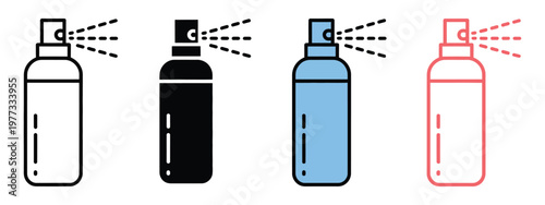 Aerosol, spray can icon vector, freshness and cleanliness symbol, deodorant spray illustration, hygiene concept, air freshener, cleaning product icon, flat vector graphics for household, personal care