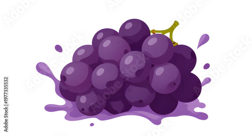 grape design, fruit design, purple design, bunch design, vine design, fresh design, juicy design, juice design, splash design, liquid design, water design, drop design, droplets design, pulp design, s