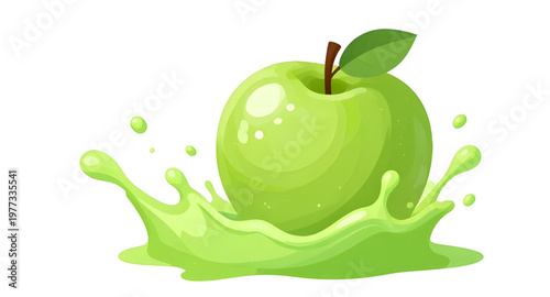 apple, apples, green, fruit, fresh, juicy, juice, splash, liquid, water, drop, droplets, pulp, seed, sweet, sour, ripe, healthy, nutrition, organic, natural, vitamin, antioxidant, freshness, delicious