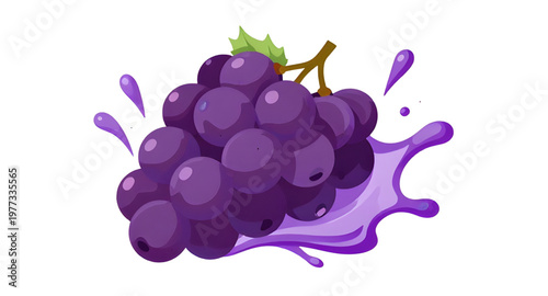 grape, grapes, purple, fruit, bunch, vine, fresh, juicy, juice, splash, liquid, water, drop, droplets, pulp, seed, sweet, ripe, healthy, nutrition, organic, natural, vitamin, antioxidant, freshness, d