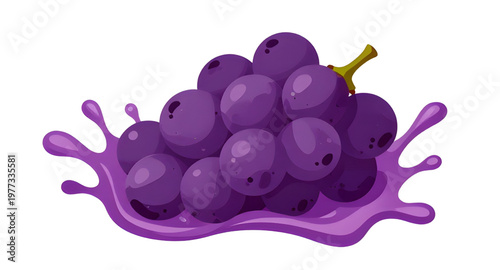 grape, grapes, purple, fruit, bunch, vine, fresh, juicy, juice, splash, liquid, water, drop, droplets, pulp, seed, sweet, ripe, healthy, nutrition, organic, natural, vitamin, antioxidant, freshness, d