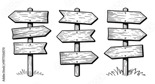 wooden sign, rustic sign, signpost arrow, direction sign, wooden board, blank panel, vintage sign, outdoor sign, path direction, guide post, navigation sign, wooden arrow, rustic board, sign design, e