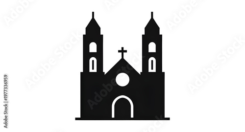 church silhouette, christian church, religious building, chapel icon, worship place, faith symbol, church tower, cross building, spiritual icon, architecture silhouette, black church, religious icon, 