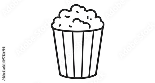 popcorn container illustration, popcorn bucket illustration, popcorn box illustration, popcorn tub illustration, popcorn cup illustration, snack container illustration, cinema snack illustration, movi