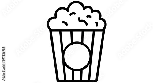 popcorn container illustration, popcorn bucket illustration, popcorn box illustration, popcorn tub illustration, popcorn cup illustration, snack container illustration, cinema snack illustration, movi