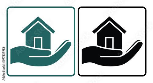 Solid, shelter icon representing home protection, care, and solidarity, editable vector illustration, housing support symbol, charity and social initiative design, community help, safety concept, flat