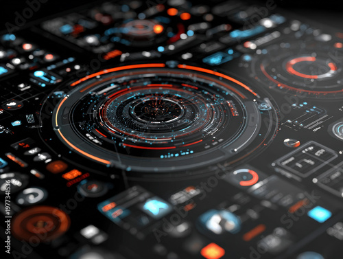 Futuristic Digital Interface 