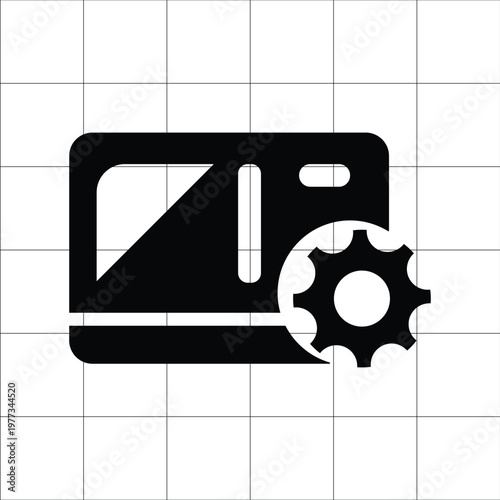 Smart Appliance Icon – Connected Home Device Automation Filled Icon