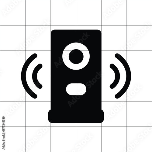 Smart Doorbell Icon – Wireless Video Doorbell System Filled Icon