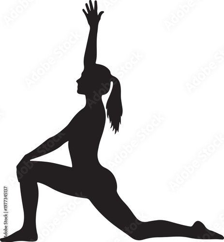 woman leg vector silhouette side angle