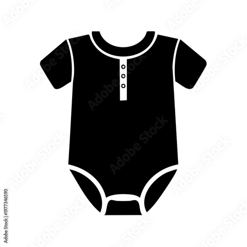 Baby Bodysuit Onesie Clothing Glyph Icon