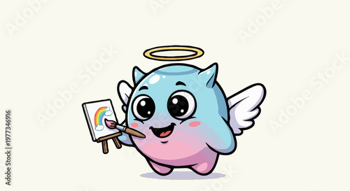 funny monster cartoon