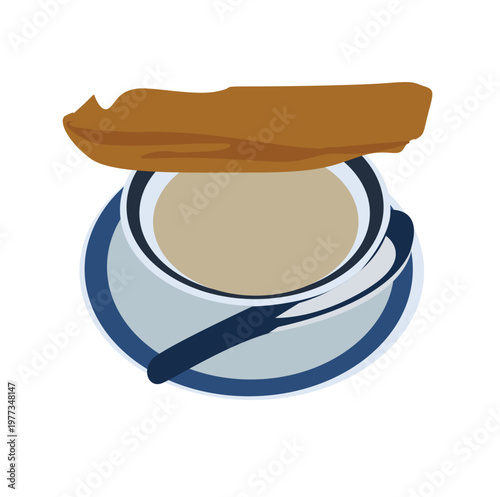 Doughnuts Popular Chinese breakfast served with Soy milk
