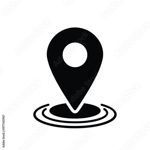 map pointer with pin icon