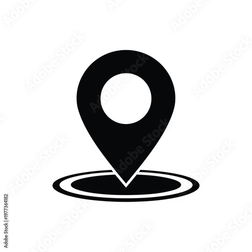 map pointer with pin icon