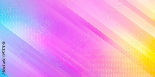 An eye-catching abstract with a dynamic interplay of diagonal lines and a vibrant spectrum of colors.