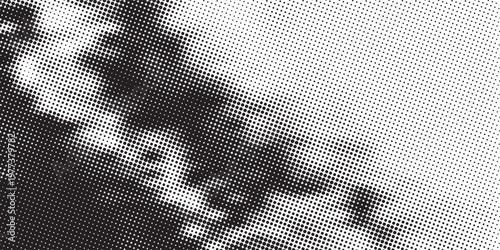 Abstract halftone sunburst background. Pop art comic book strip cover design. Modern trendy design in Vector Illustration