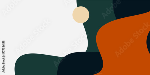 Fluid modern pattern waves on white background. Suit for wallpaper, presentation, banner, ads. Vector illustration