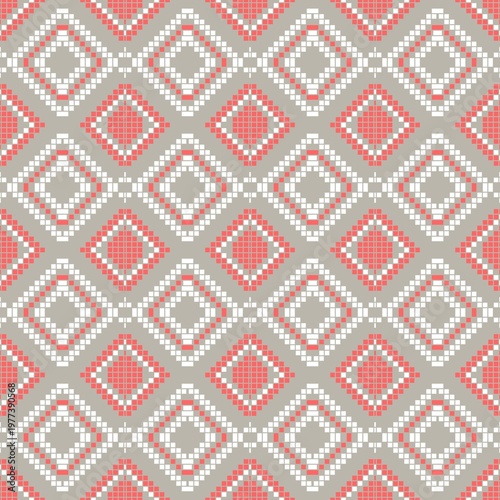red and white plaid pattern