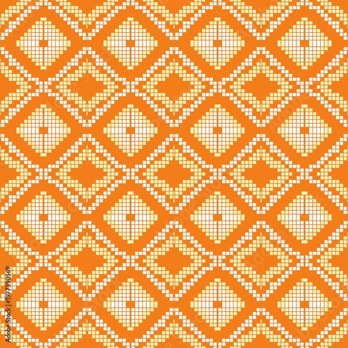 seamless pattern with geometric shapes