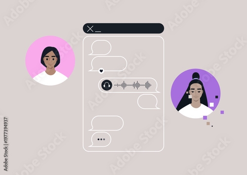 In a warm virtual chat, two people laugh and connect—yet something feels off, One doesn’t realize the other isn’t human, and the warmth hides a quiet, unsettling truth.