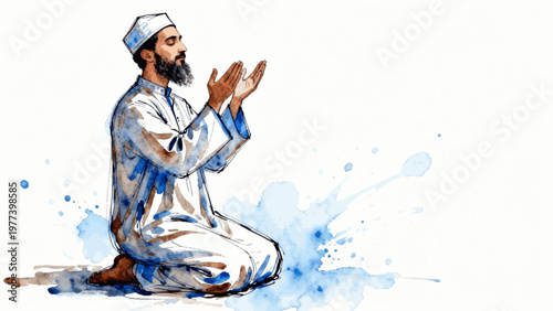 Simple Wish Prayer of Faith isolated watercolor vector illustration svg