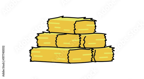 Stack of gold bars.