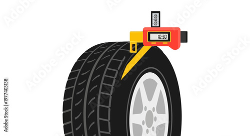 Tire Pressure Gauge Tool.