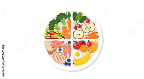 Variety of Healthy Foods.