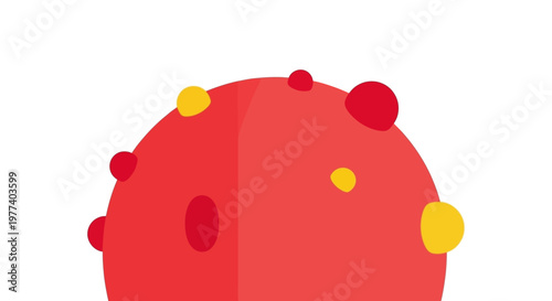 Virus Cell Structure Illustration.