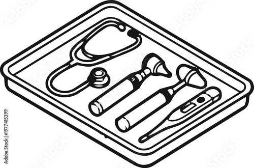 Medical Tray Diagnostic Instruments
