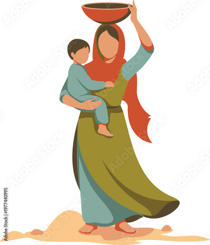 Village Life, Village Lady