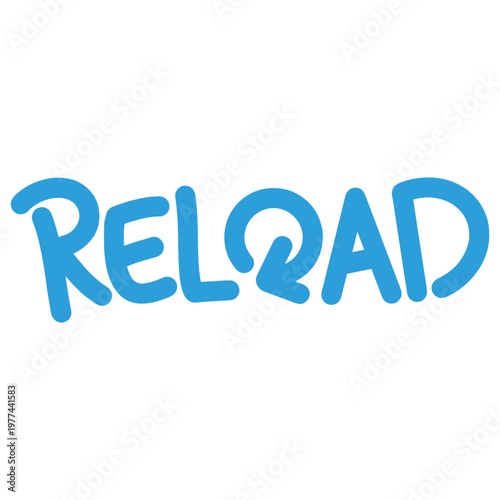 Photos reload words written digitally