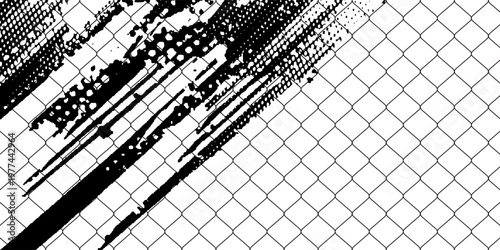 texture for fishing nets. Grunge pattern for sportswear or soccer goal, volleyball net, basketball hoop, hockey, athletics. Grunge background