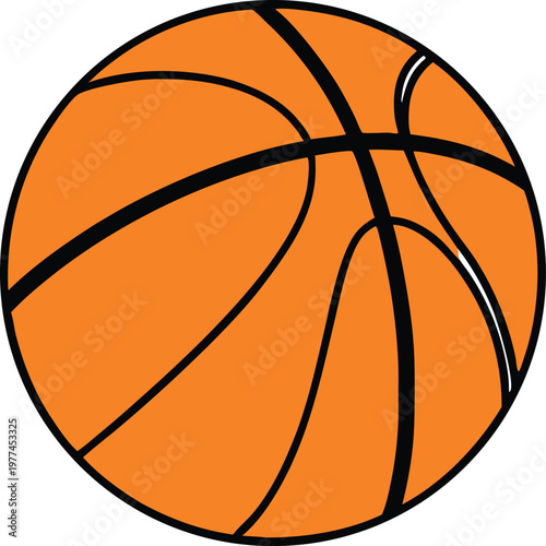 Basketball Sport Game Equipment Illustration. Basketball Ball And Hoop Game Concept. Basketball Player Action Sport Scene. Basketball Court Match Play Concept. Basketball Championship Game Theme.