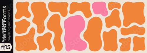 Shape doodle blob for frame oval organic and box wavy rectangle. Text amoeba curvy for crayon cloud abstract and wave drawn irregular. Shape background bubble for frame banner form and oval.