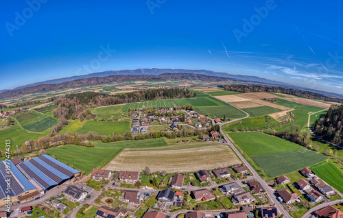 Etzelkofen, Berner Mittelland, Schweiz, Luftaufnahme, April 2026