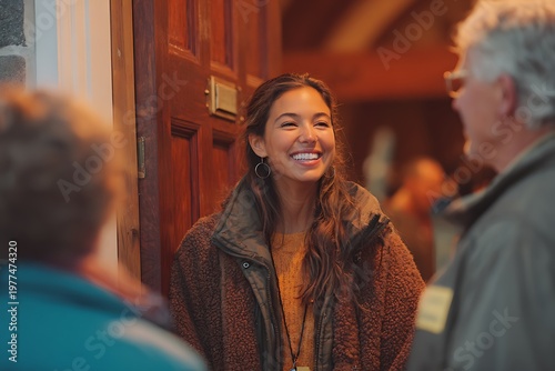 Greeters Welcoming Church Members