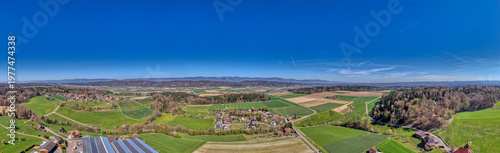 Etzelkofen, Berner Mittelland, Schweiz, Luftaufnahme, April 2026