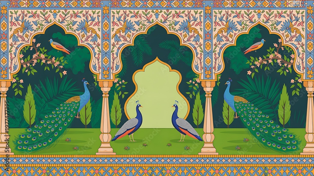 traditional thai style painting