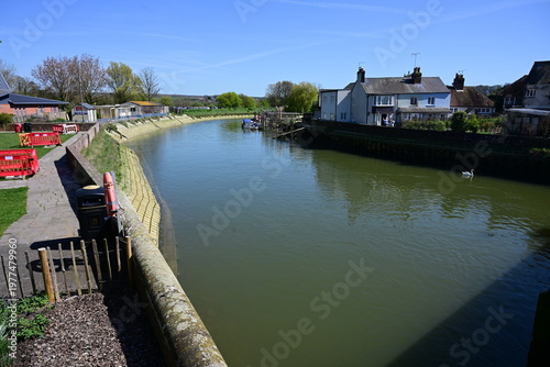View from a Bridge in Arundel at the River Arun. 