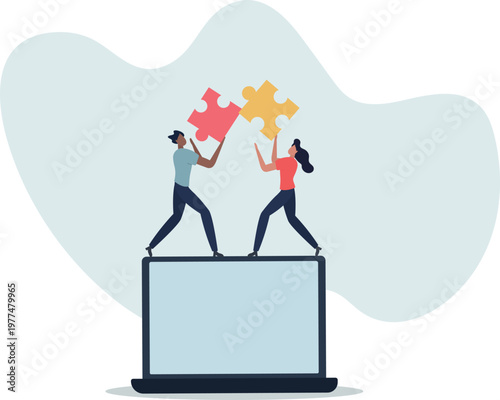Content marketing strategy for audience engagement.flat vector illustration.Advertising publications in social media, influencer blogs, posts.person's life situation and his activities.