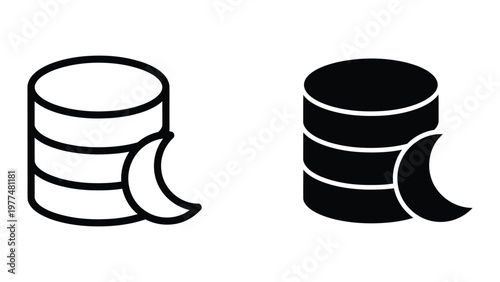 Contrast between a traditional database and a modern encrypted database illustration