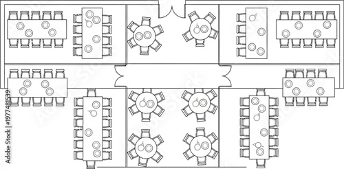 Vector illustration set featuring a hand-drawn house sketch and various architectural design elements including business icons and a computer plan for a modern game concept