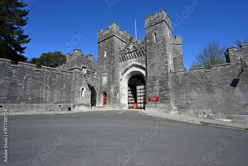 Medieval Castle entrance in West Sussex, 