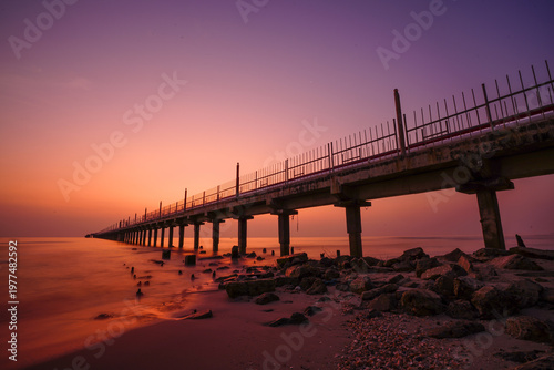 sunrise at the pier