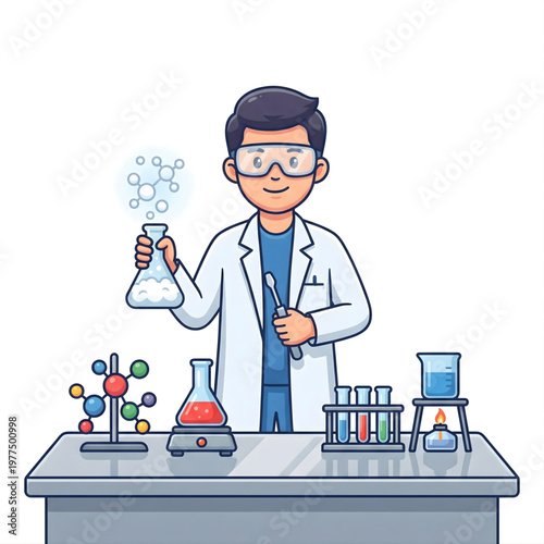 Scientist Conducting Experiment