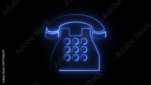neon icon elephone icon animation videos ek 